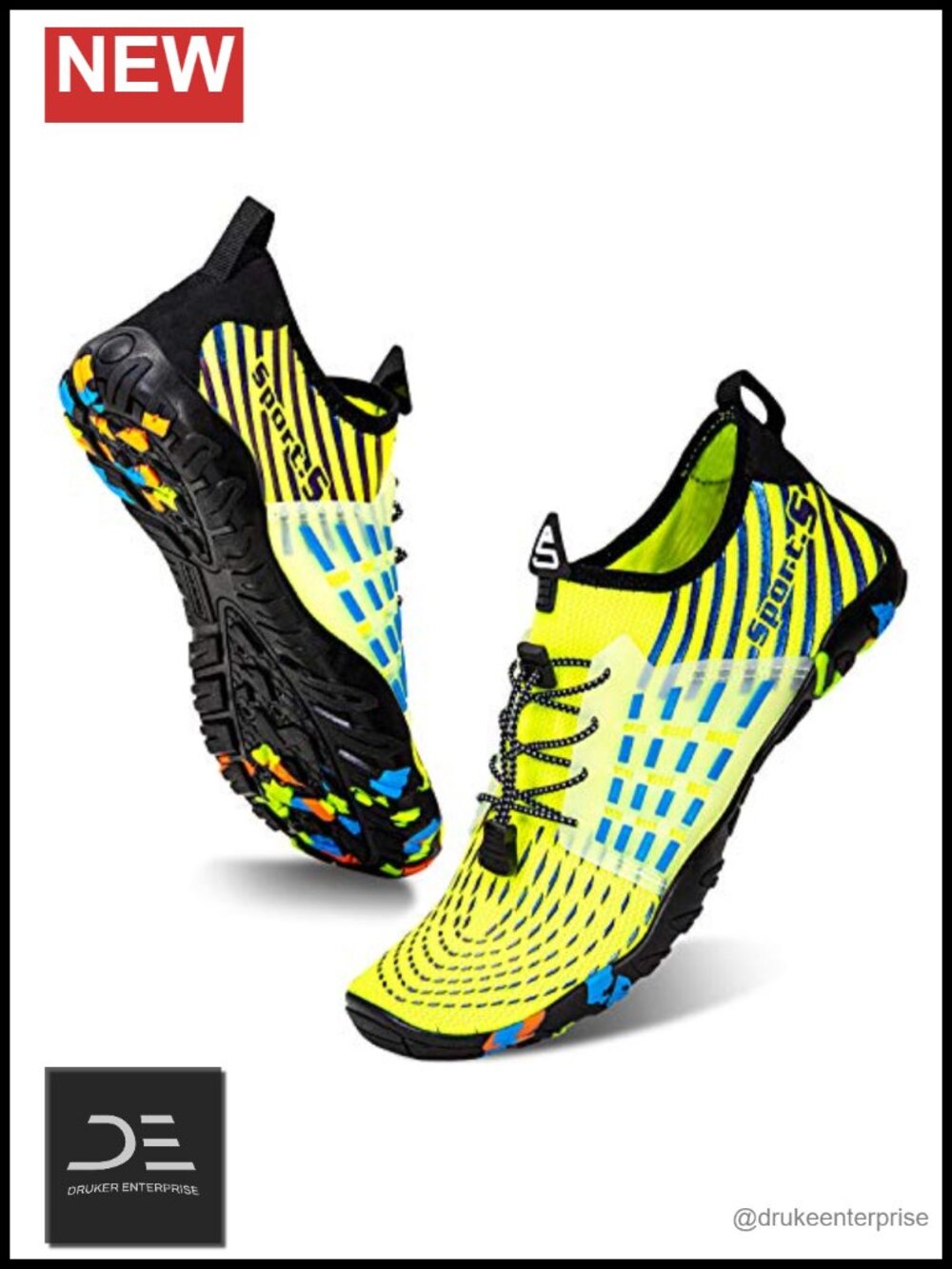Quick-Dry Water Shoes With Drainage Holes For Surf Yoga Water Aerobics